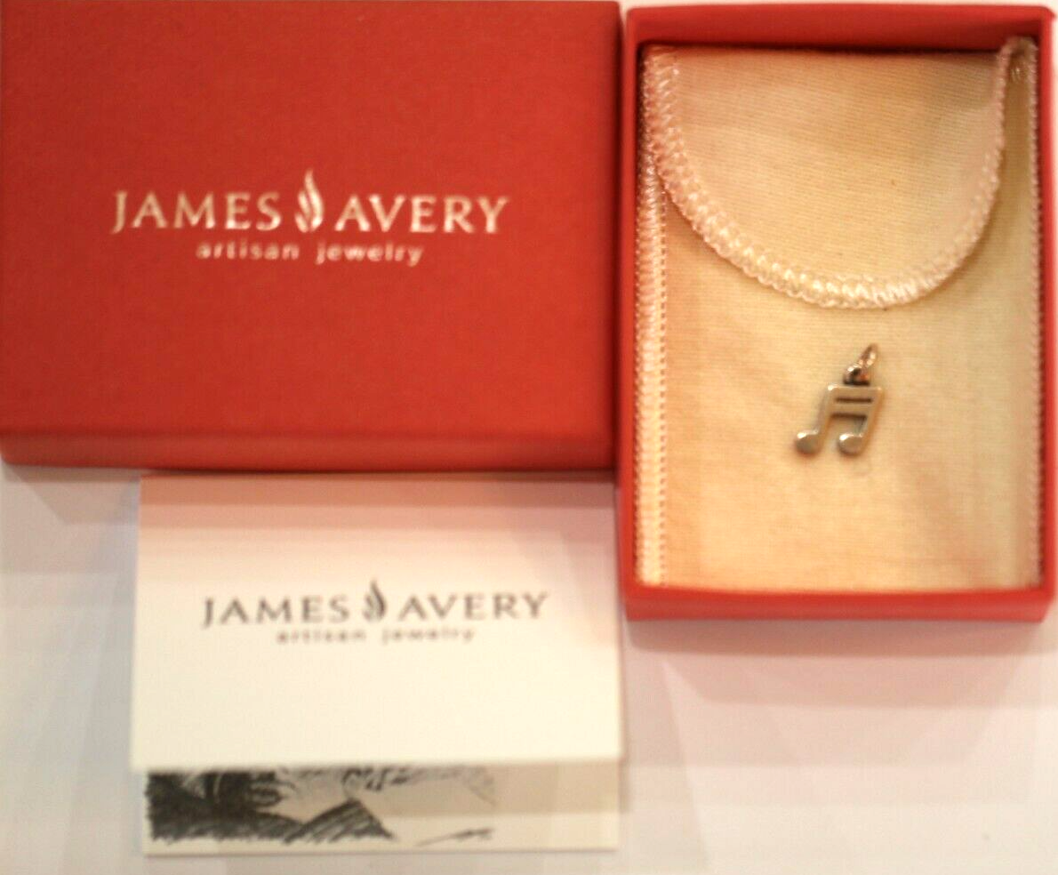 James Avery Two Note Charm - Sterling Silver 925