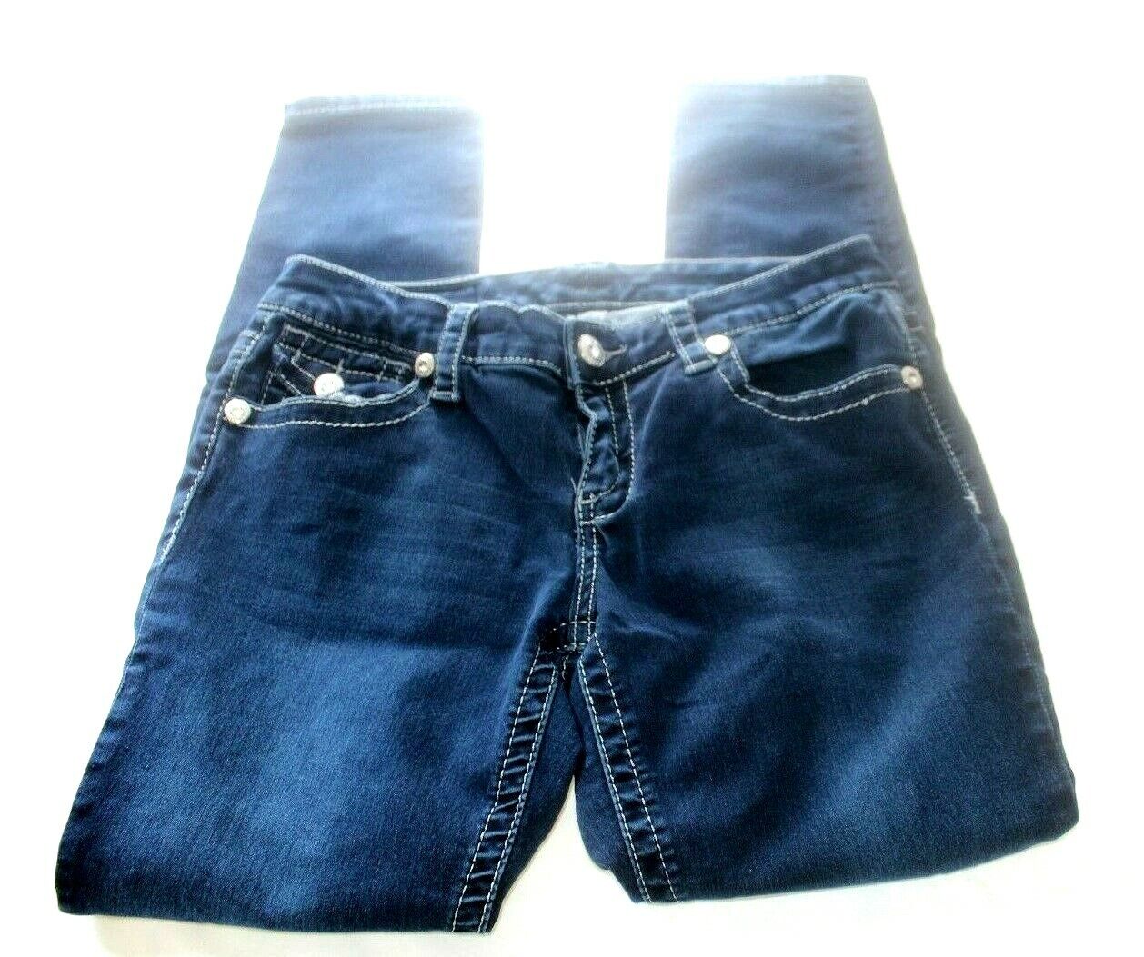 *MINT*  Seven7 Embellished  Slimming Stretch Skinny Jeans Women Sz W29 x L29
