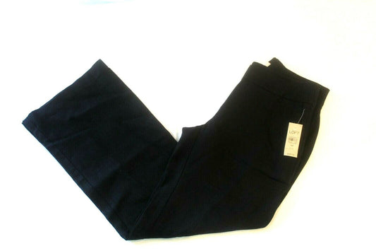 *NWT* $59. Women's Loft Marisa Straight Fit Black Trouser Size 2 Petites