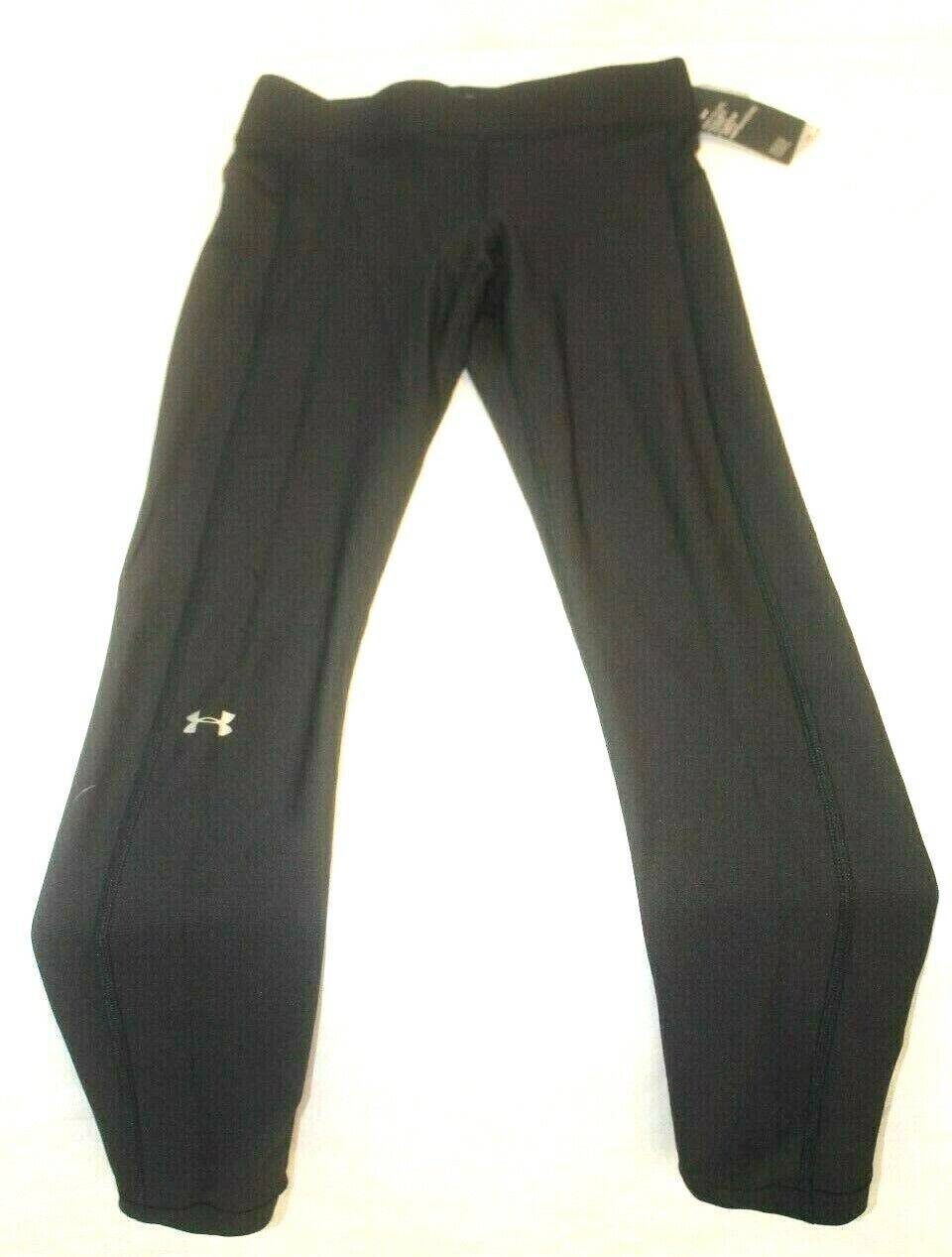 *NWT* Under Armour Compression Leggings Women's Black  Size S - HEAT GEAR