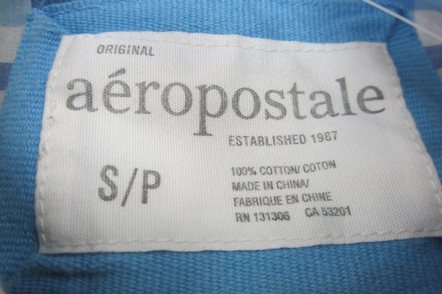 NICE Women's Aeropostale Long Sleeve Button Down Shirt Size S/P