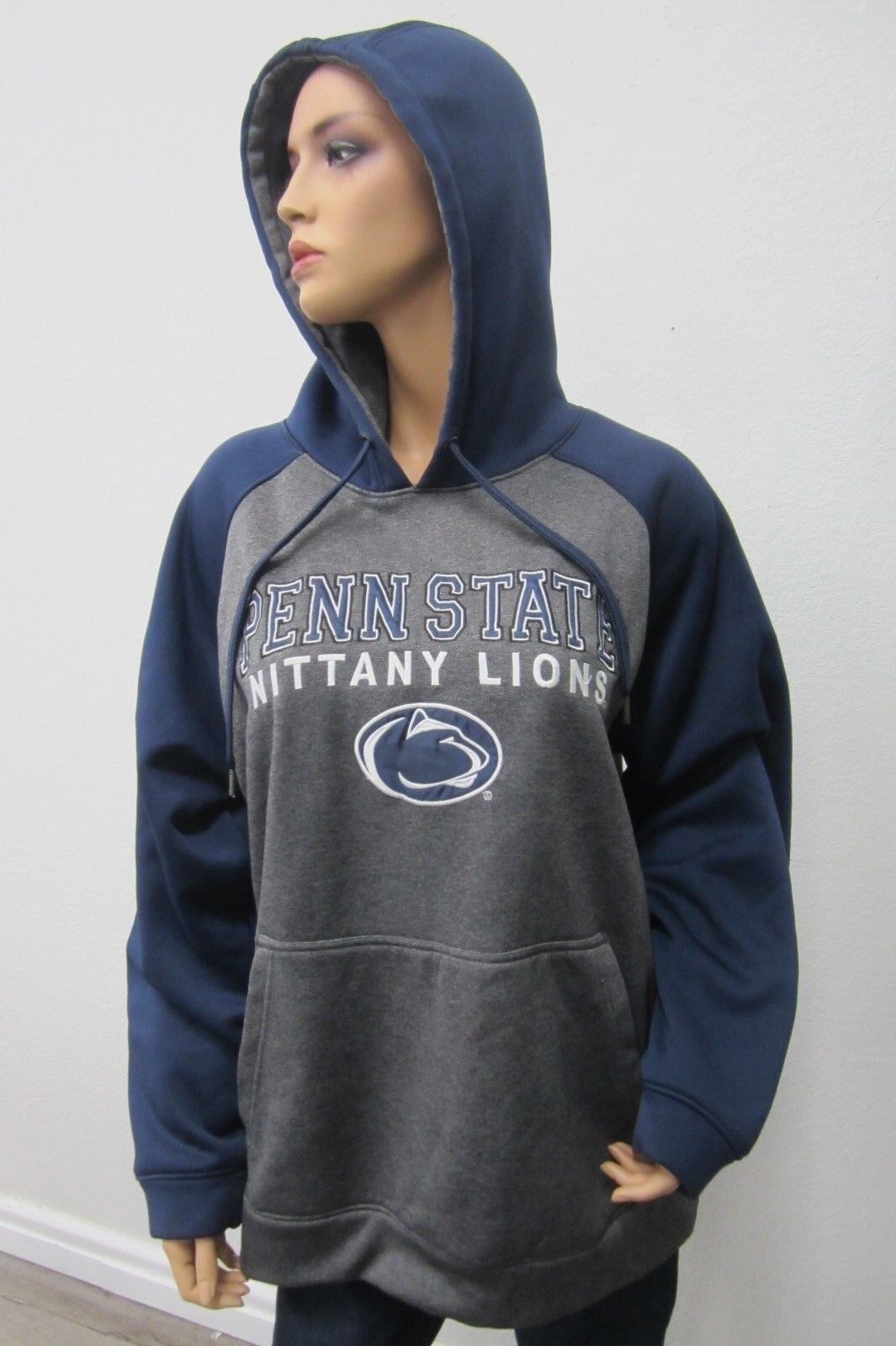 NEW Sewn Penn State Nittany Lions NCAA  Men's  Pullover Hooded Jacket
