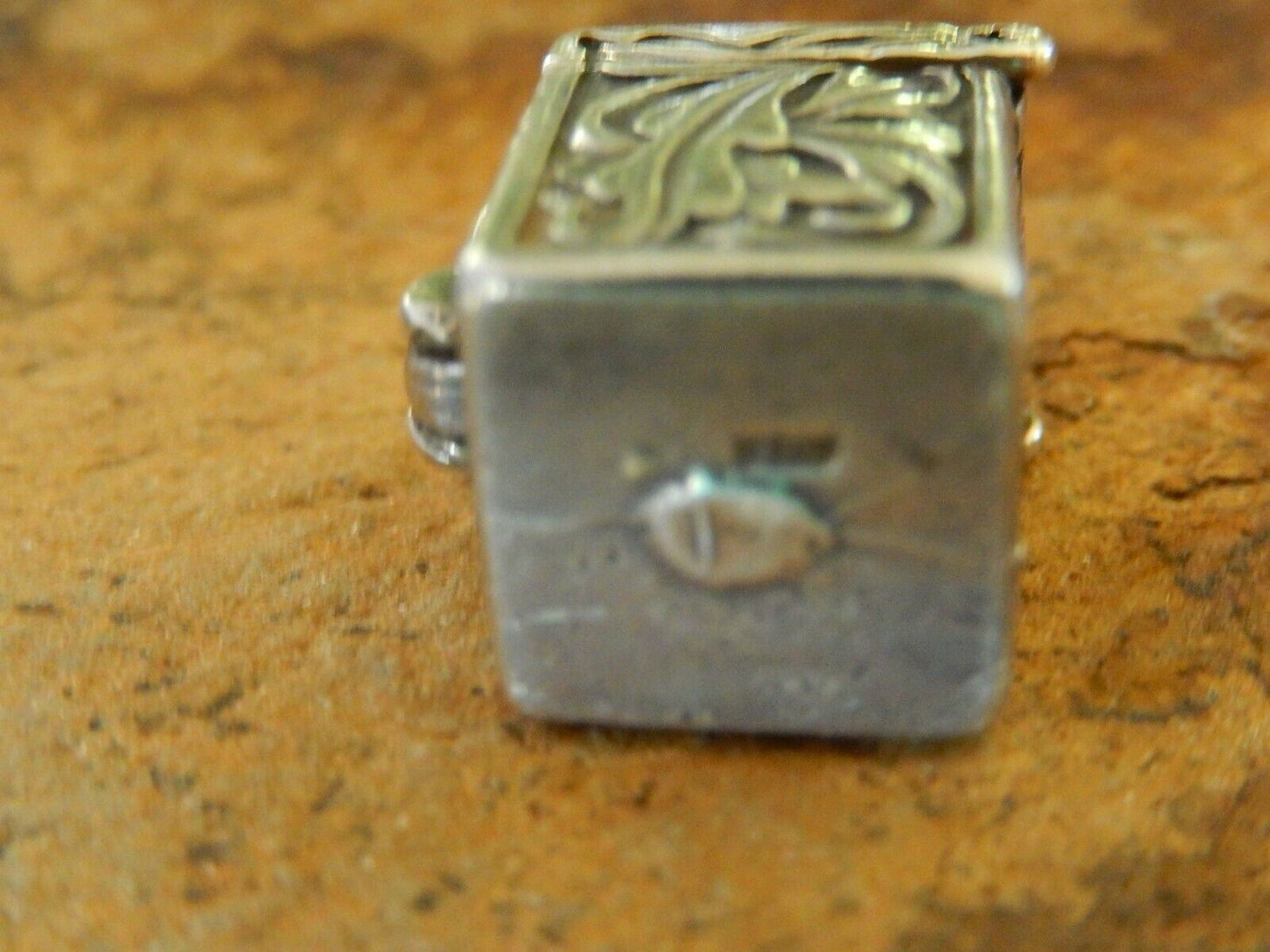 Vintage* Art Nouveau Sterling Silver Repoussé Prayer Box Locket Pendant 8.34 gm