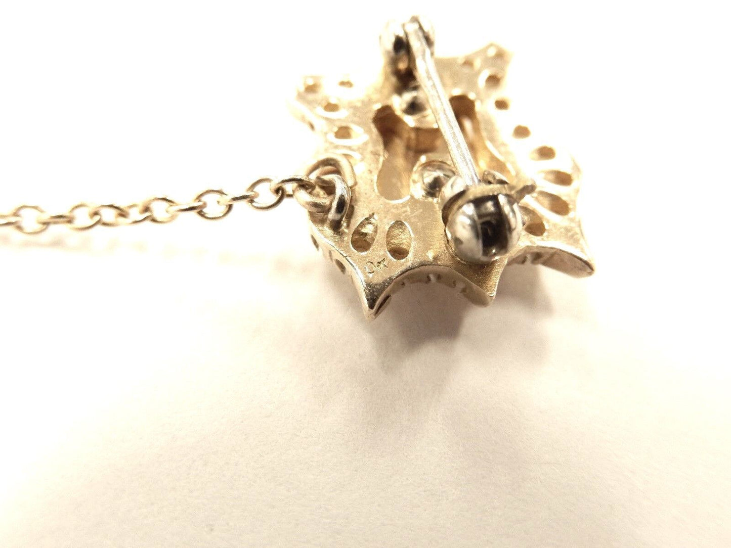 Zeta Tau Alpha Greek Sorority Badge - 10k Yellow Gold  & Seed Pearls Pin