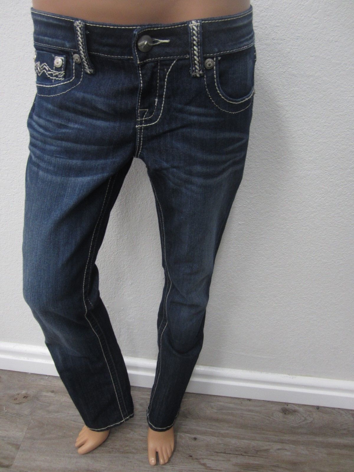 NWOT MISS ME Easy Capri JE1049EP3 Dark Jeans Womens 26 x 31