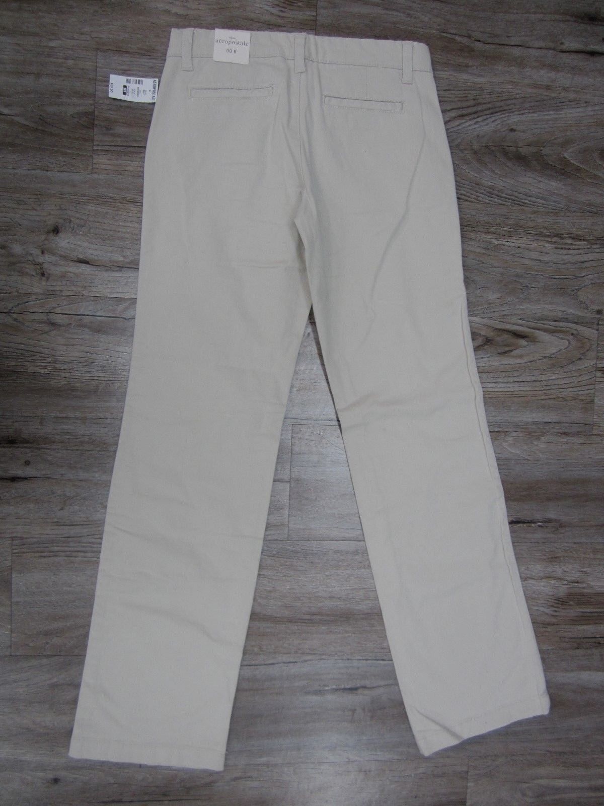 NWT AEROPOSTALE ORIGINAL LIGHT TAN PANTS SOFT & THICK MATERIAL 00R X 30"