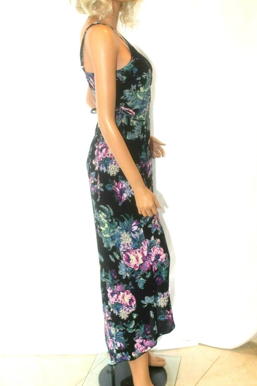 *NWT* $32.99 Charlotte Russe Chiffon Multicolor Flower  Dress Size Med "CUTE"