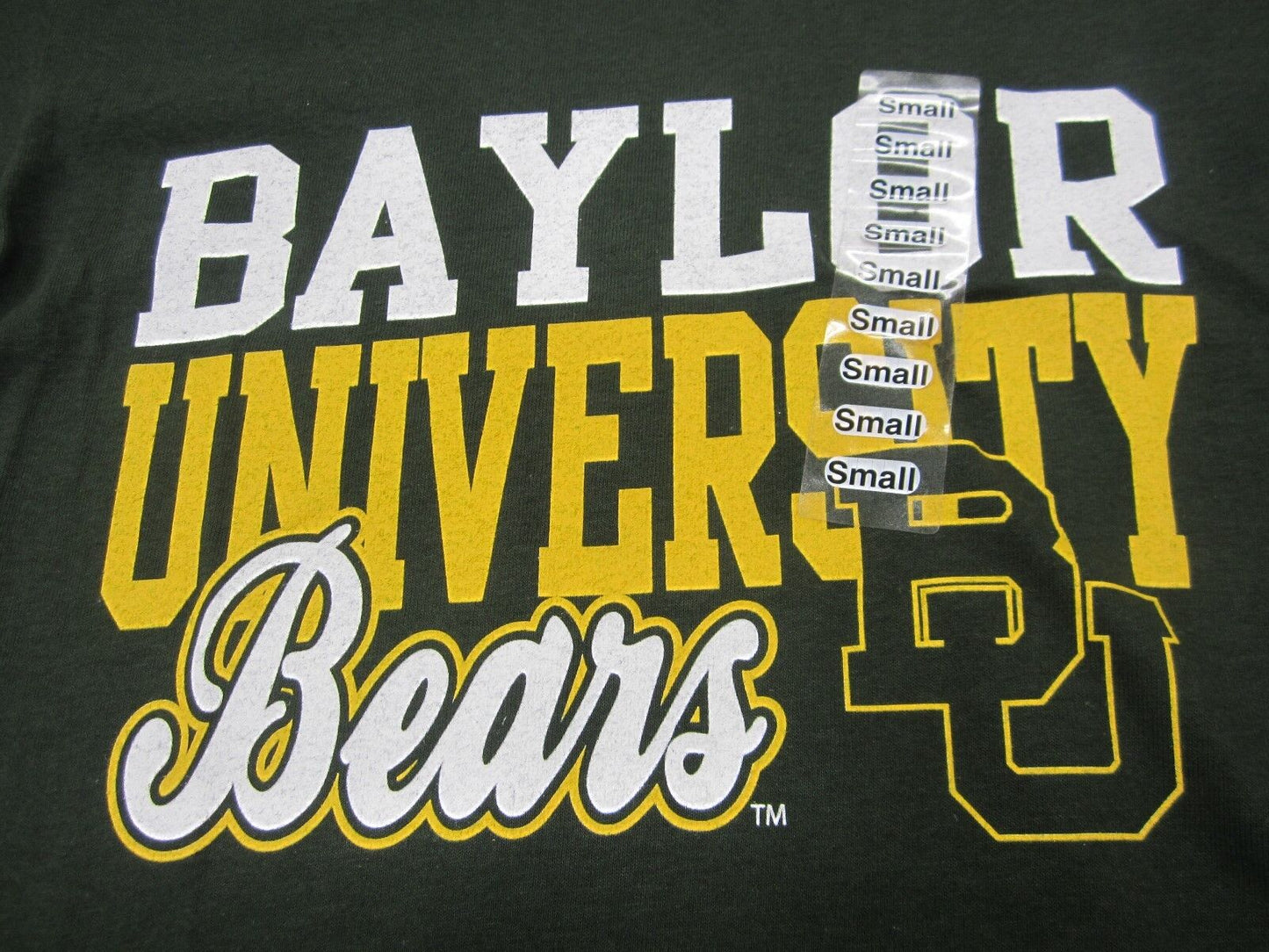 NEW Baylor University Gildan YouthT Shirt Solid 100% Cotton Short Sleeve Sz S