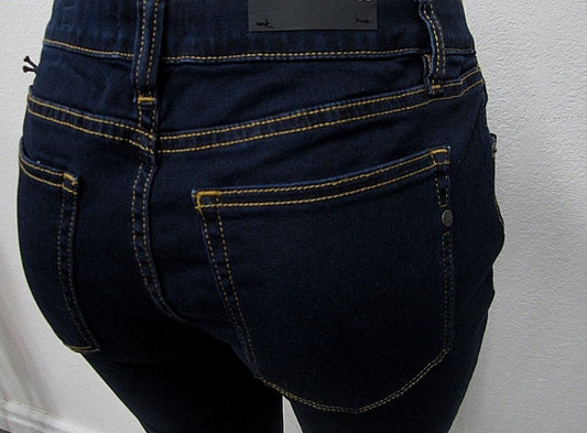 NWT Miss Me - Womens Mid-Rise Super Skinny Dark Blue Jeans M1001G35 Size 28 X 27