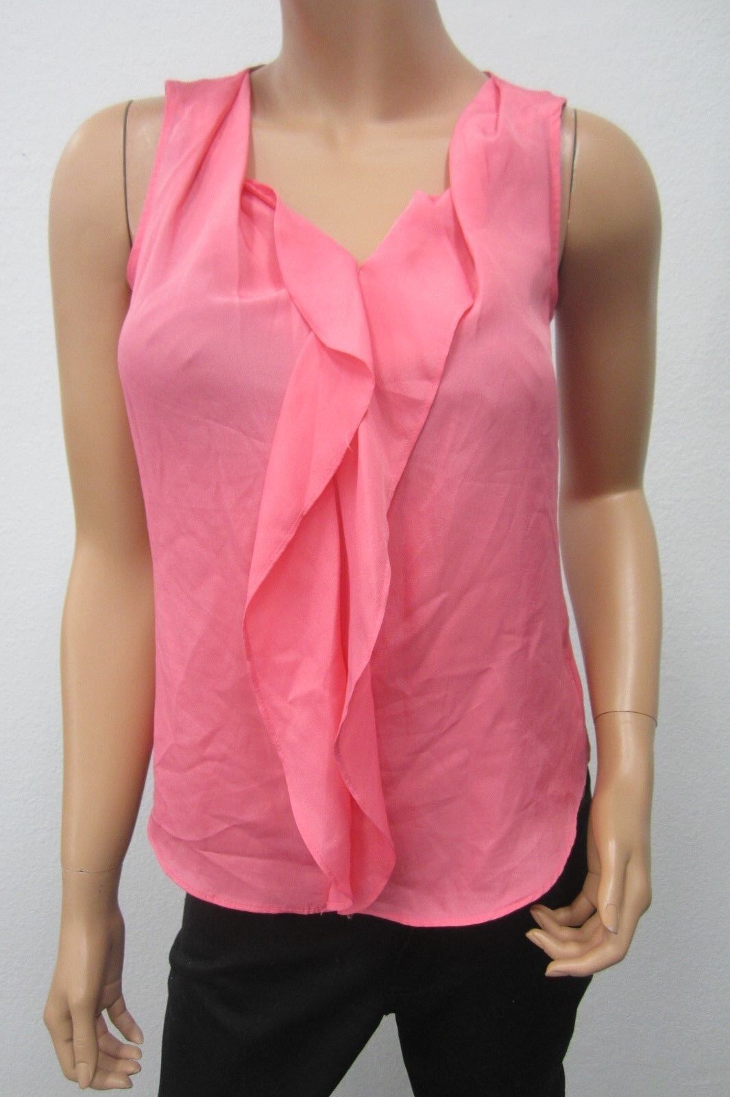 *MINT*  New York and Company Womens Pink ChiffonTop - SUPER CUTE!!!! Size XS