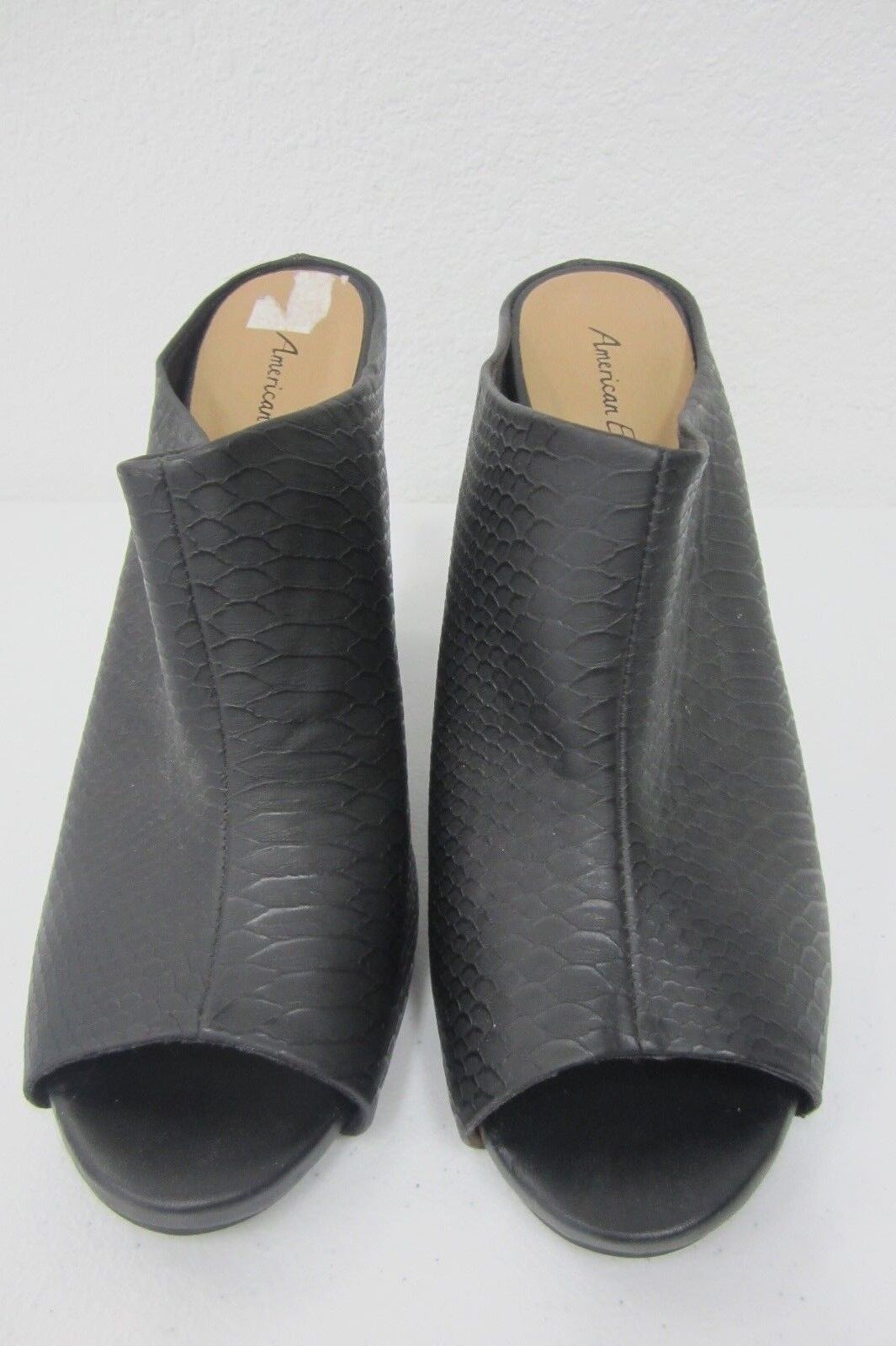 *NEW* American Eagle Women's Block Heel Open Toe Slip On Sandals Shoes Size 11