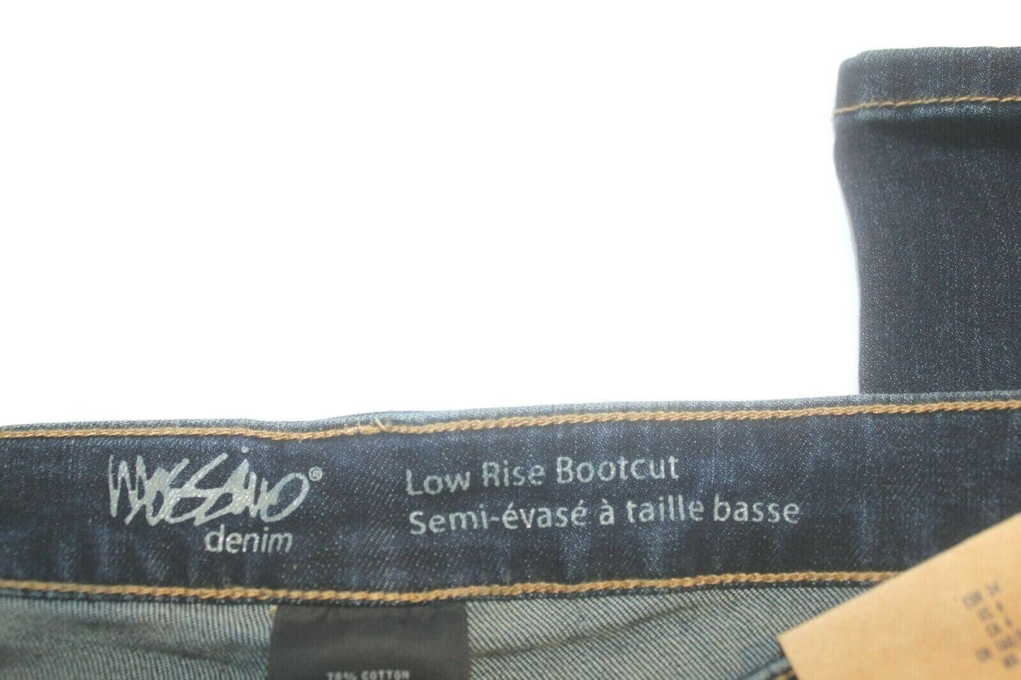 *NWT* Moschino Women's Jeans Boot Cut Dark Denim Size 2 (W26 - Long)