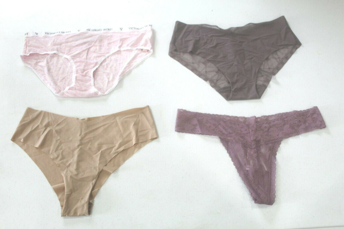 ♡  **NWT**  Lot of Four Random Victoria's Secret Panties Size - Large  ♡