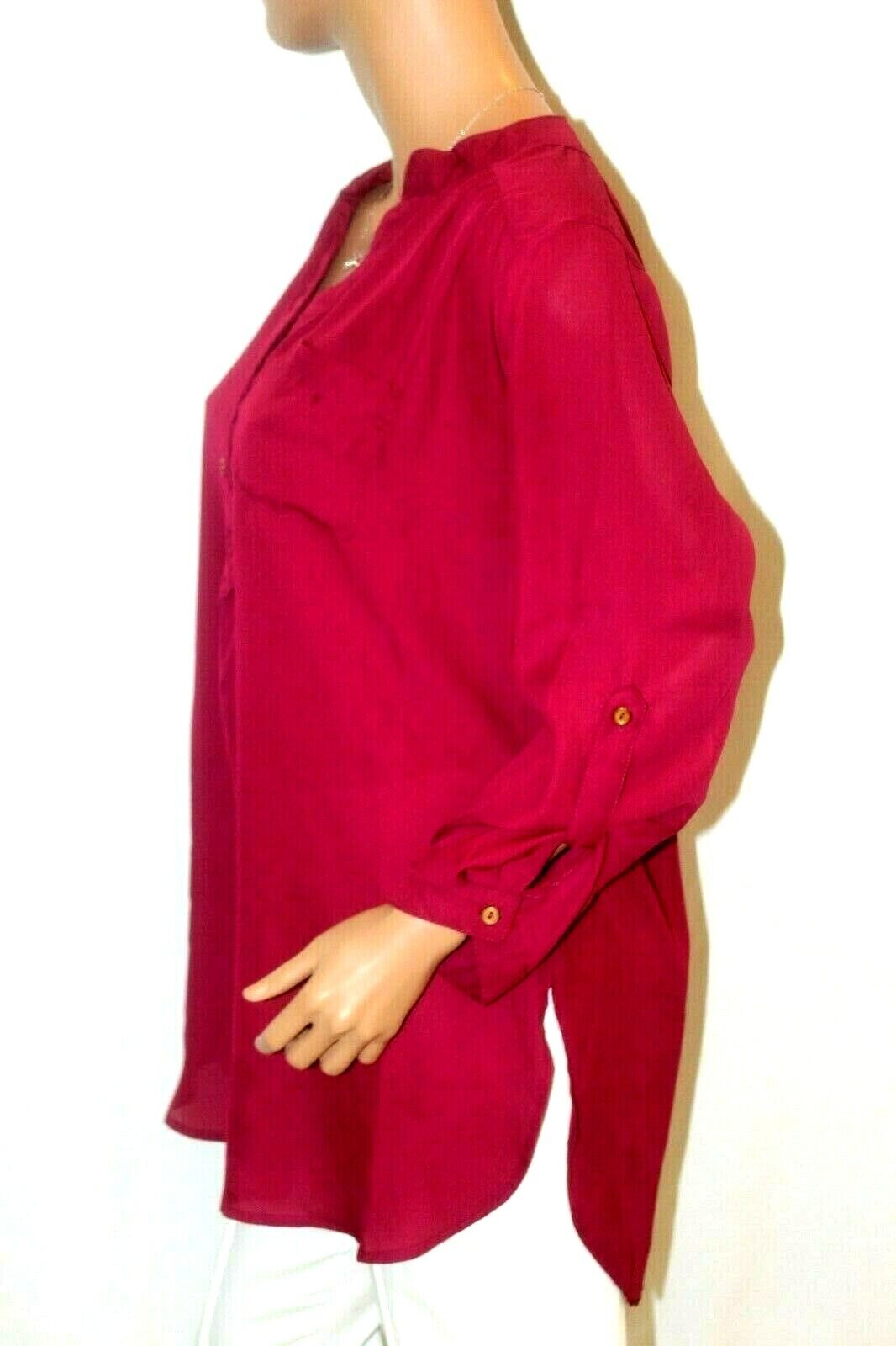 Rue 21 Button Pull Over Long Sleeve w/Button Straps Womens Top Sz XL