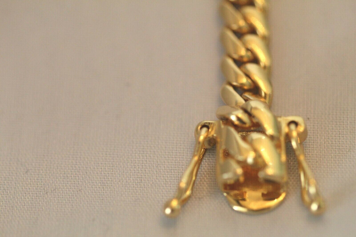 10K Yellow Gold Solid Mens 7mm Miami Cuban Link Necklace Box Clasp 26" - 103.4gm
