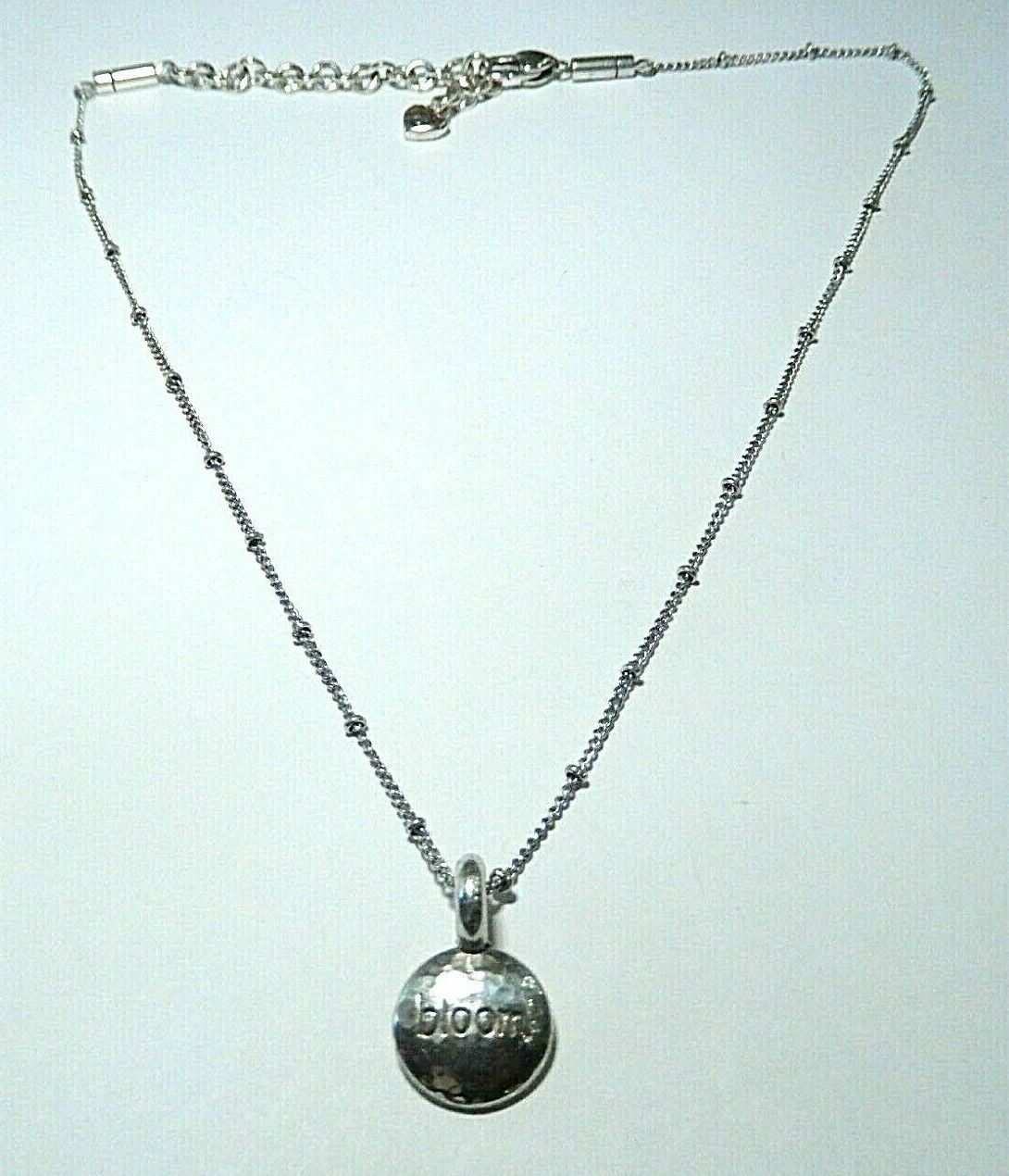 *RETIRED*  BRIGHTON Bloom Add A Bead Charm Adjustable Clasp Necklace 16" - 18"