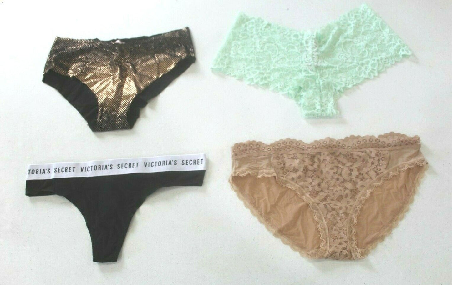 ♡  **NWT**  Lot of Four Random Victoria's Secret Panties Size - Medium  ♡