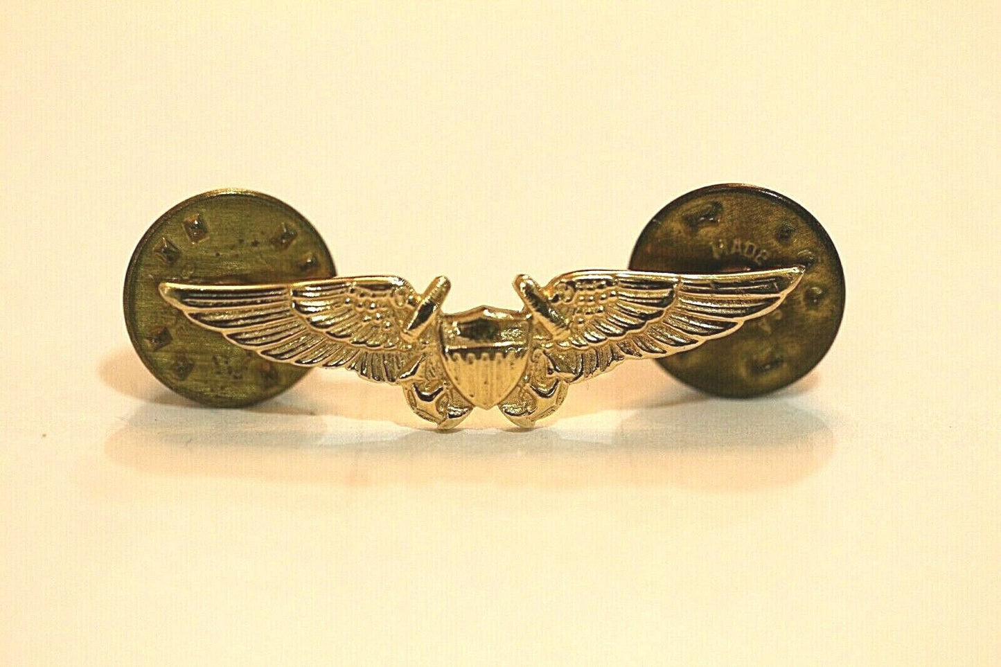 *VINTAGE* WWII  14K Yellow Gold US Navy Naval Flight Officer Wings Pin