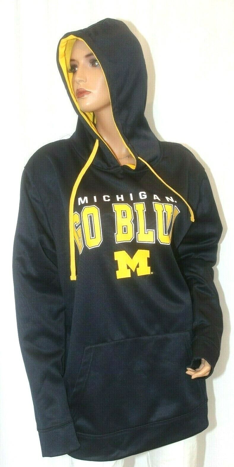 *NWT* Stadium Athletics Michigan Wolverines Pullover Insulated Hoodie Size XL