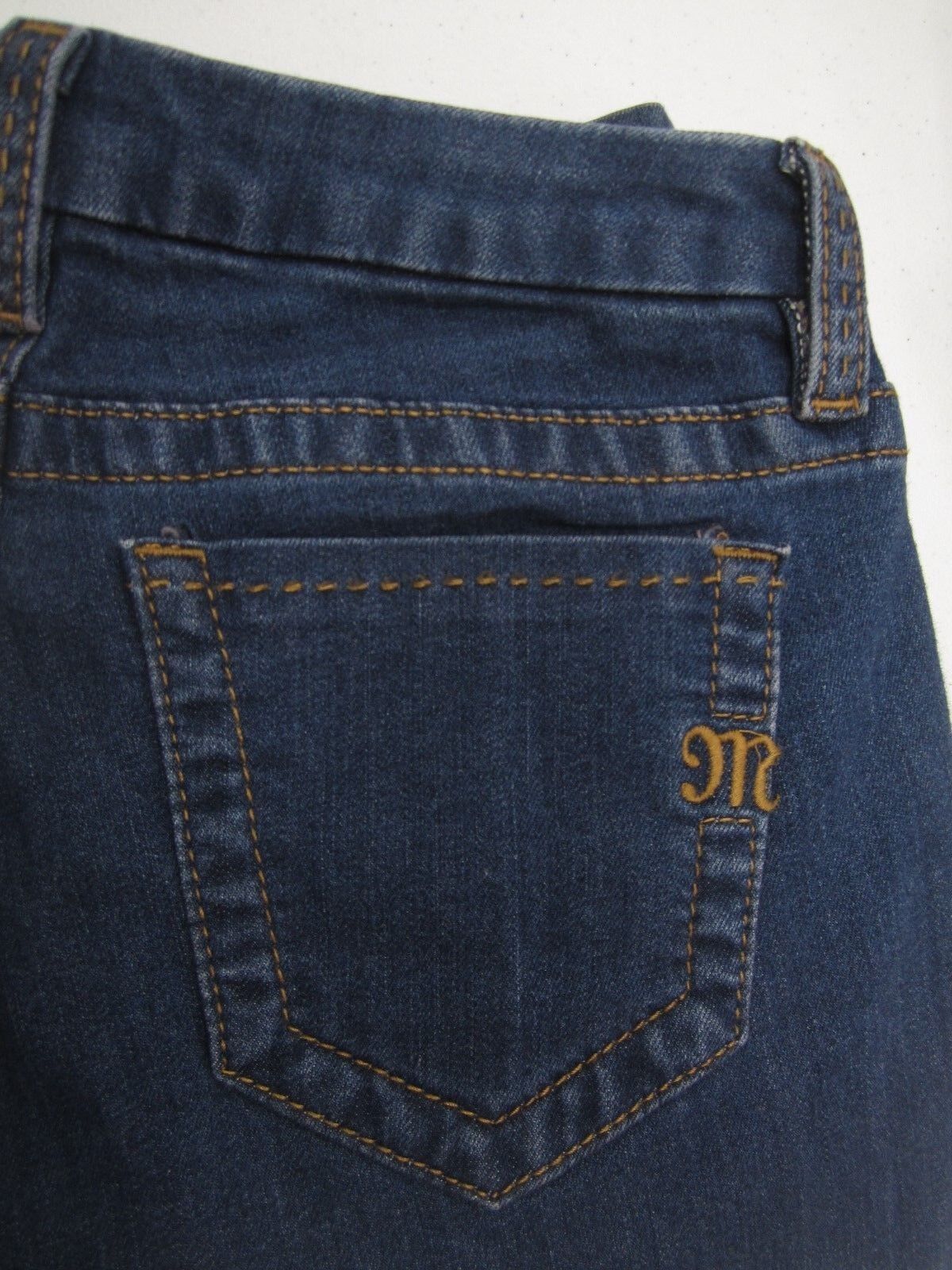 NWT Miss Me Womens Mid Rise Wide Leg Denim Jeans Med Blue MS4480W34 Sz 27 x 34