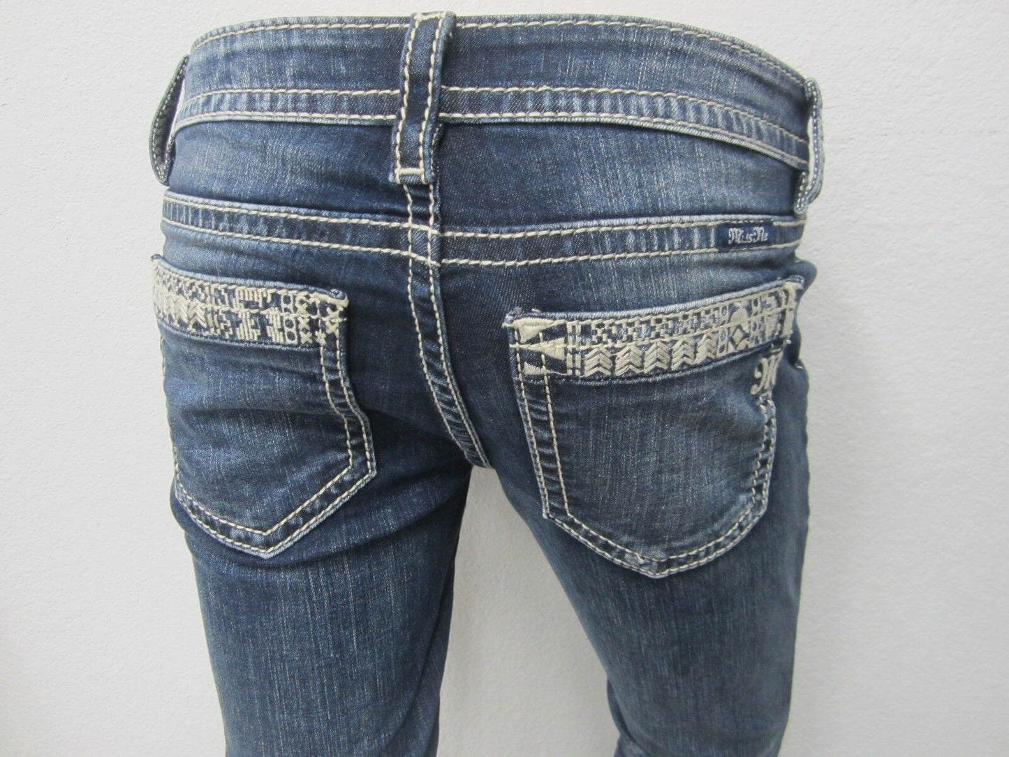 NWT Miss Me Born to Be Boho Ankle Skinny Jeans - JP7762AK Size W25 X L27