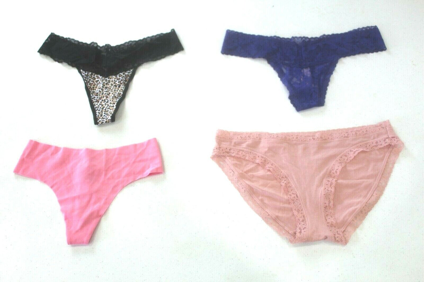 ♡  **NWT**  Lot of Four Random Victoria's Secret Panties Size - Medium  ♡