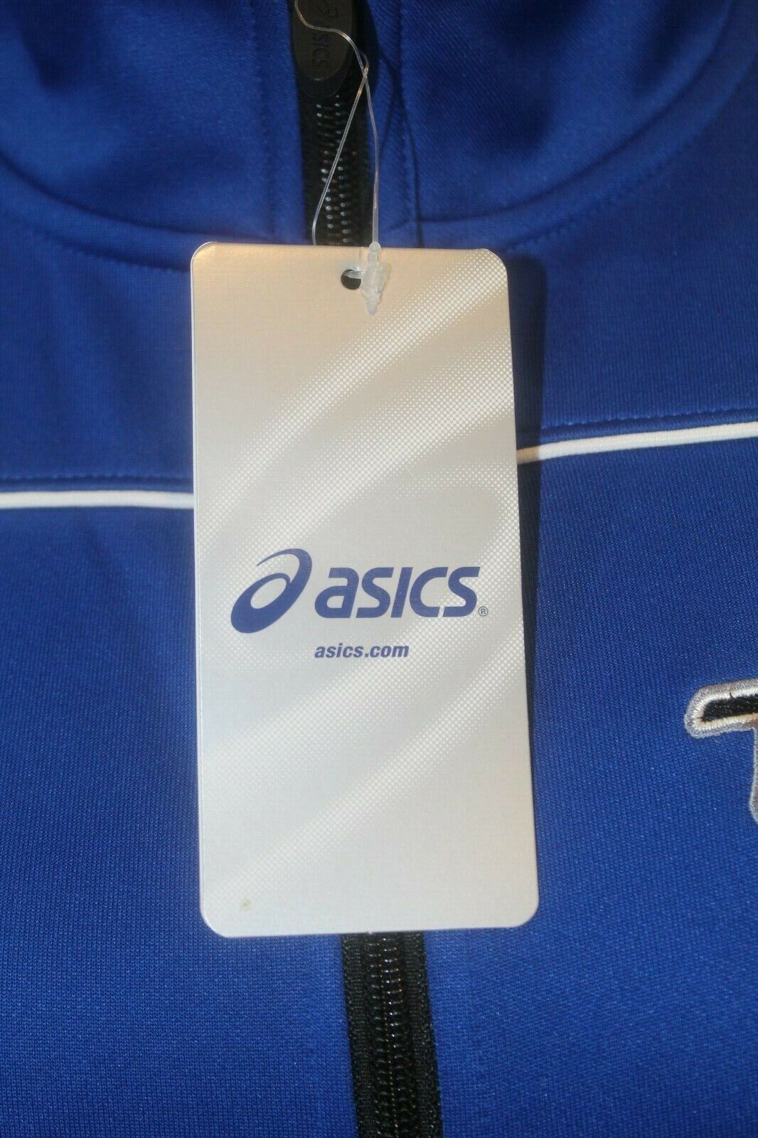 *NWT* $65 Asics Aztecs Miles Full Zip Training Running Jacket Men's Medium Blue