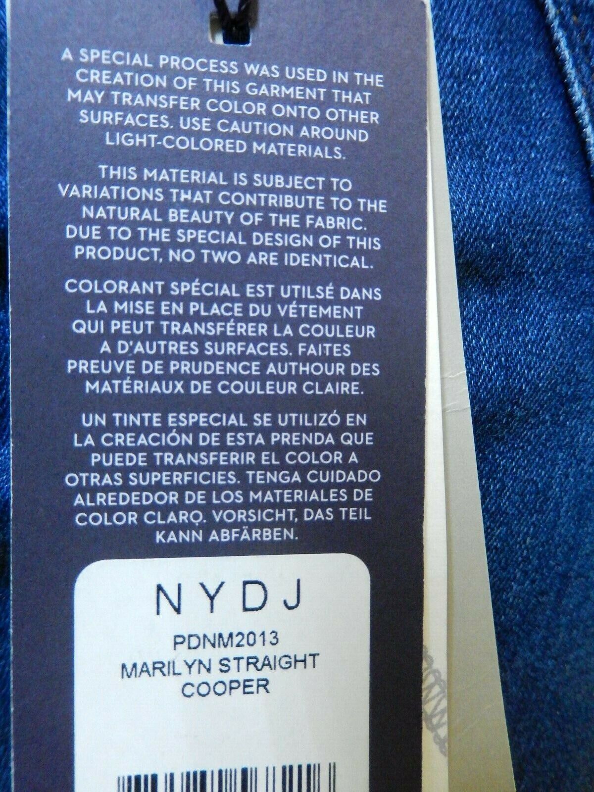 NWT $109 NYDJ Marilyn Straight Jeans  Premium Denim Lift Tuck Size 12P x 27