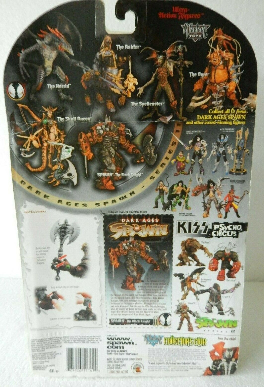 NEW IN BOX Todd Mcfarlane's Dark Ages Spawn the Black Knight