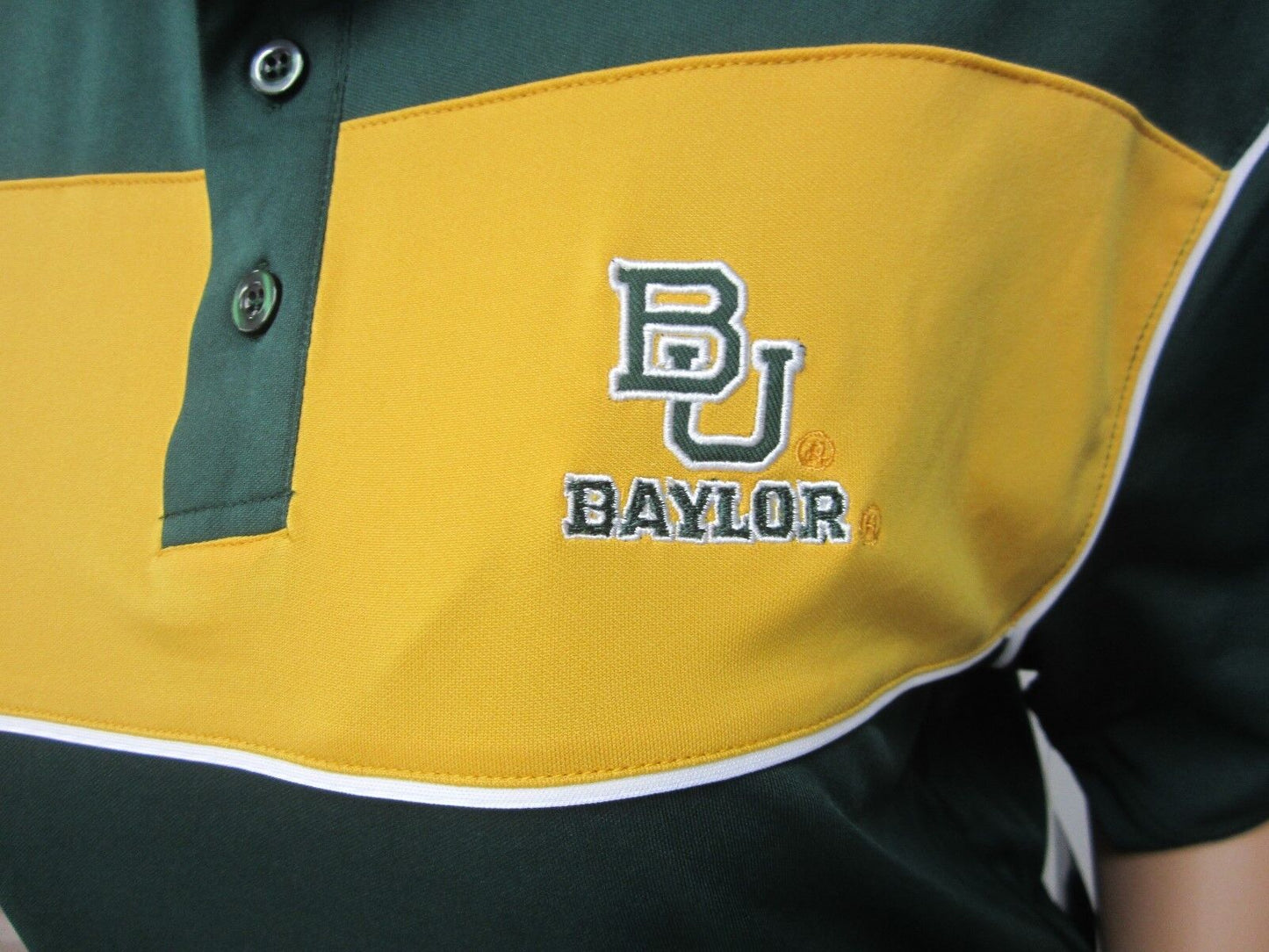 NEW Baylor University Unisex Large Logo Polo Shirt NWT Stadium Athletics Size M