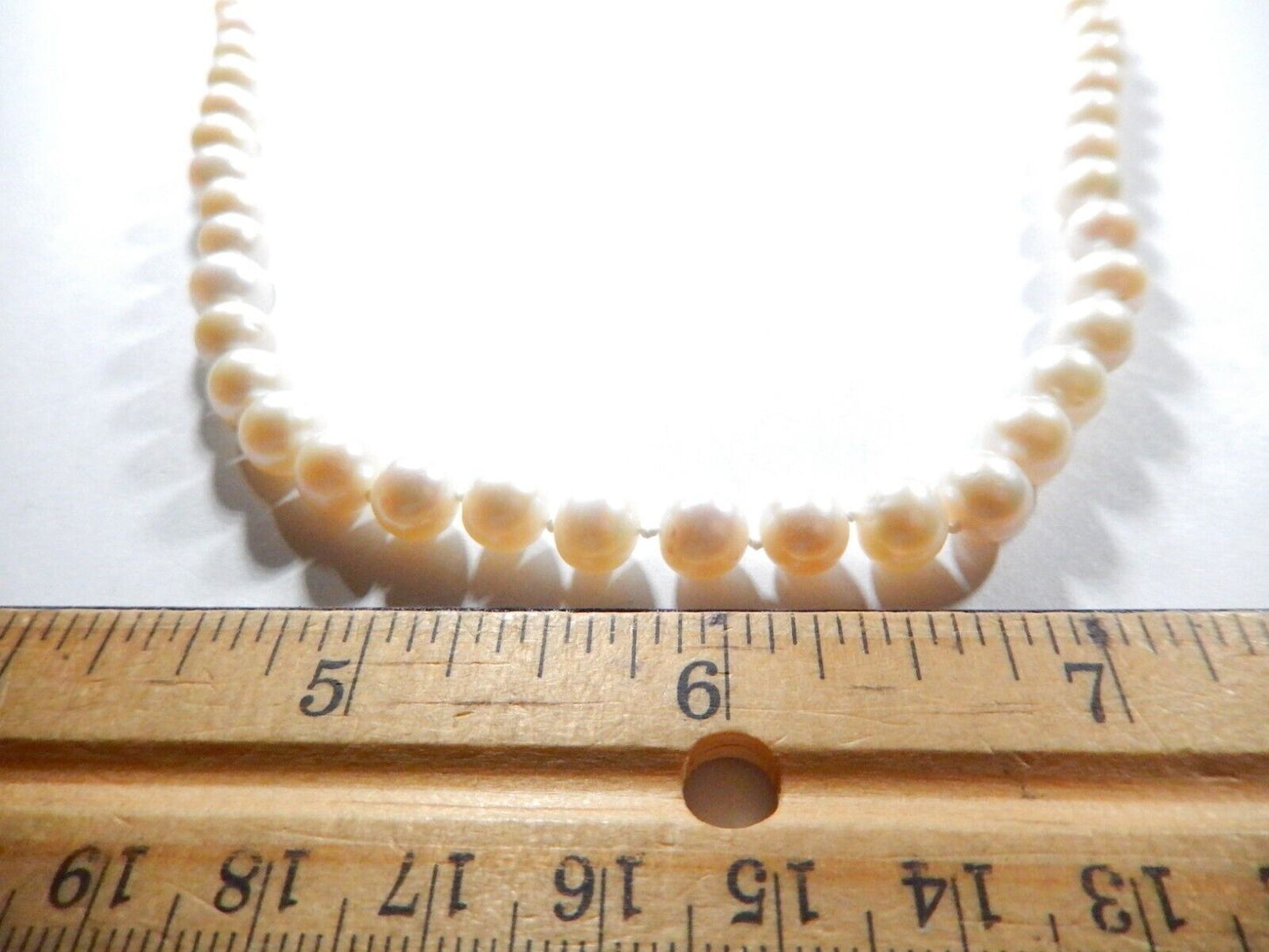 - Hand Knotted - 7.0mm 20" Cultured Pearl Necklace