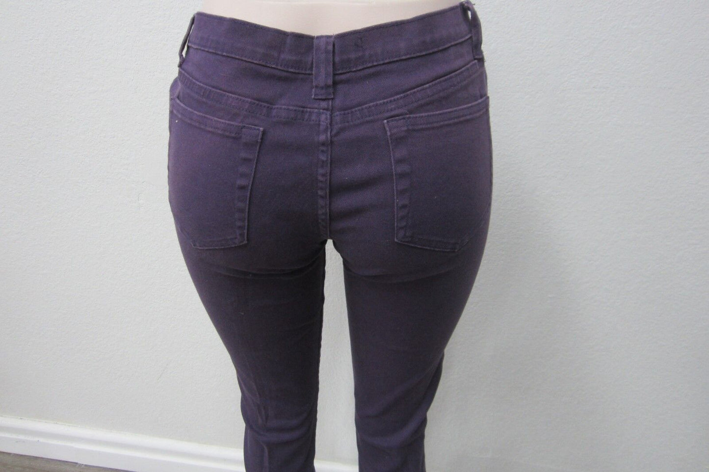 NICE Miley Cyrus Max Azria Skinny Purple  Jeans Juniors Size 13 x 31"L