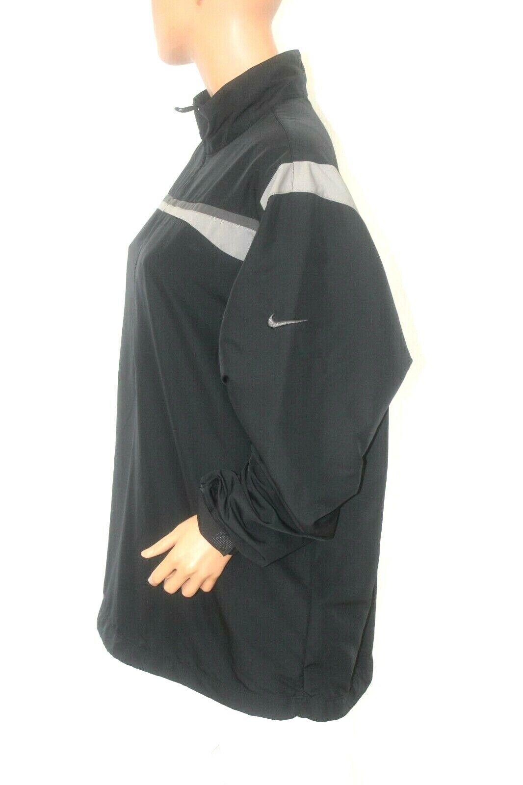 *MINT* Nike Golf Men’s 1/4 Zip Pullover Jacket Black Long Sleeve Size XL