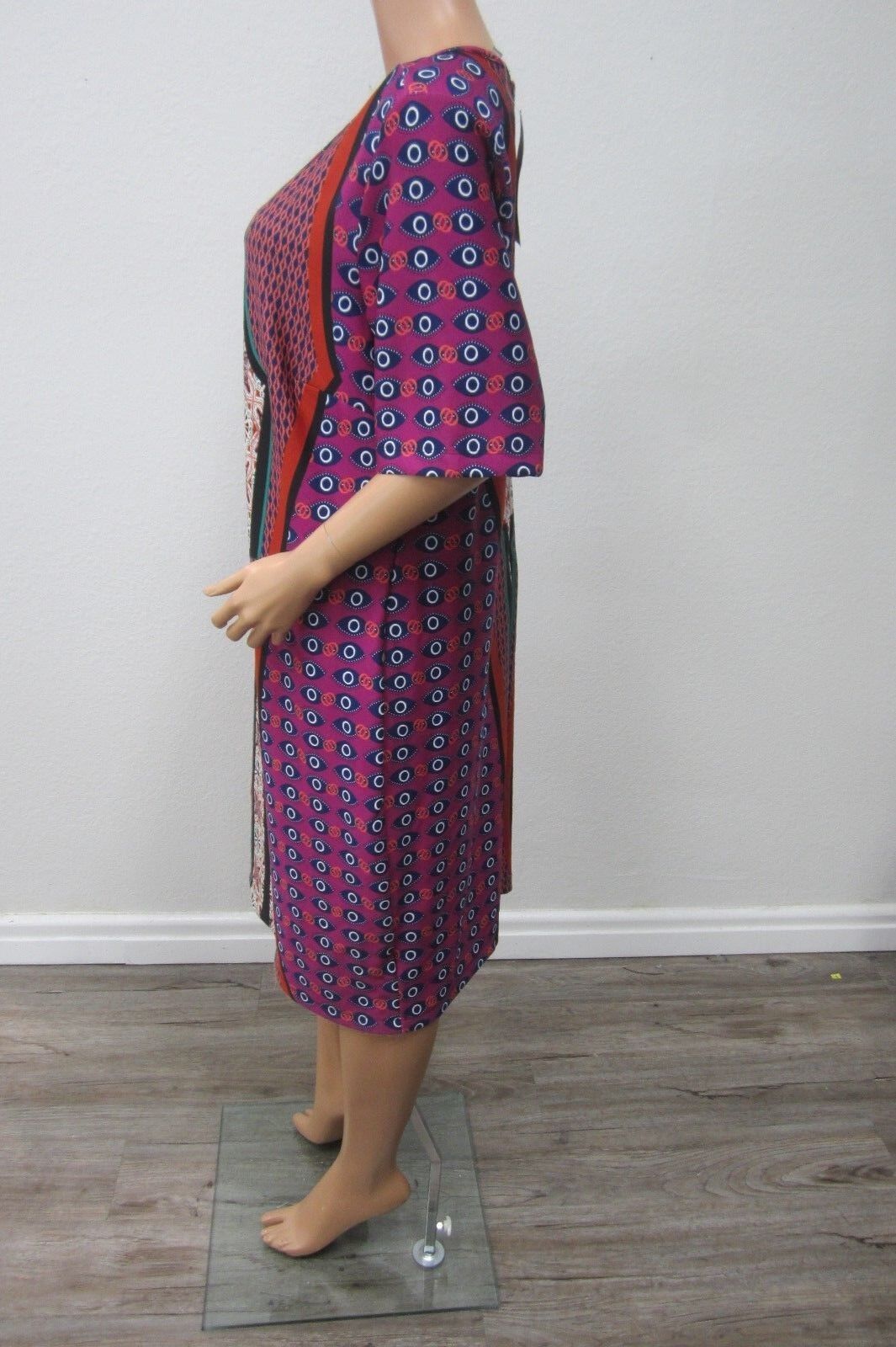 NY Collection Women's Plus Size Multicolor  Dress  NWT Size 1X MSRP $70