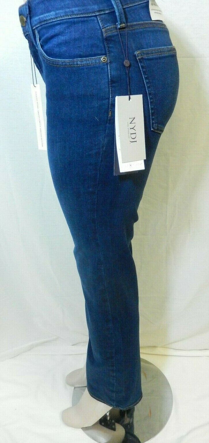 NWT $109 NYDJ Barbara Bootcut Jeans with Premium Denim Lift Tuck Size 8P x 29"