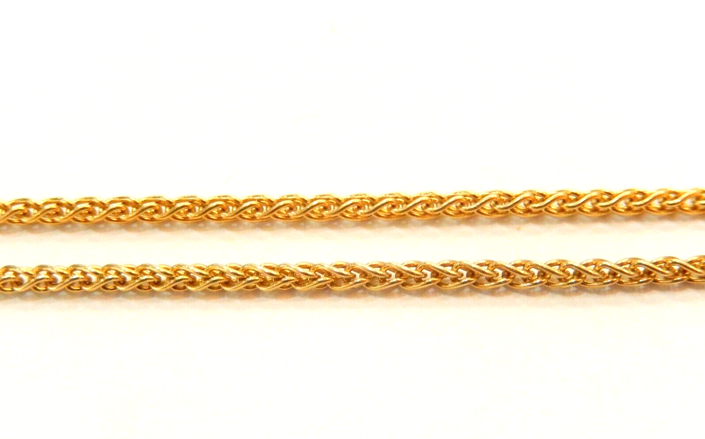14K Yellow Gold 1.5mm- Italian Rope Chain Pendant Necklace 24" Length 5.2gms