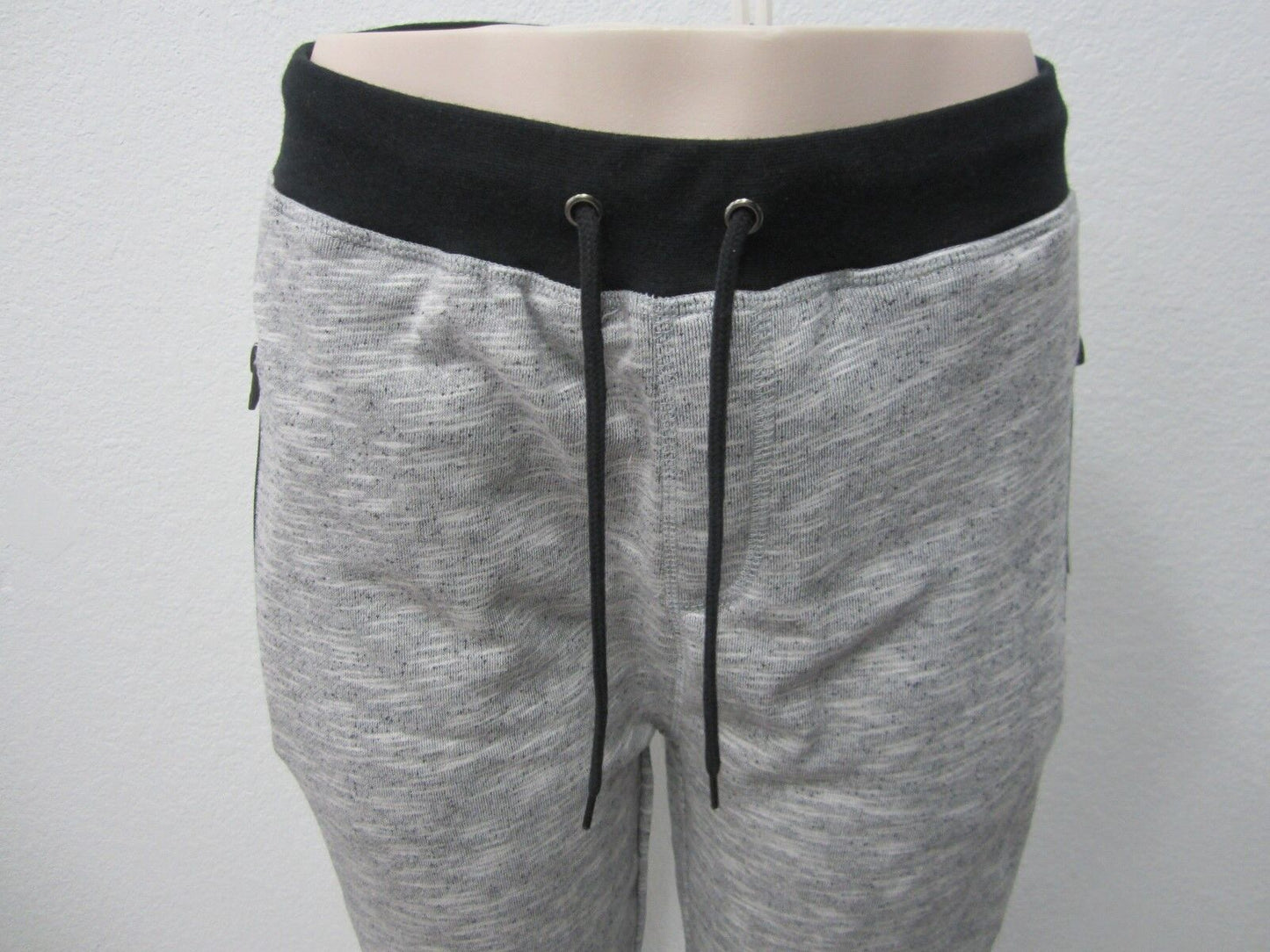 NWT OCEAN CURRENT WomenJogger Pants Sz Large Gray Tapered Drawstring Cotton/Poly