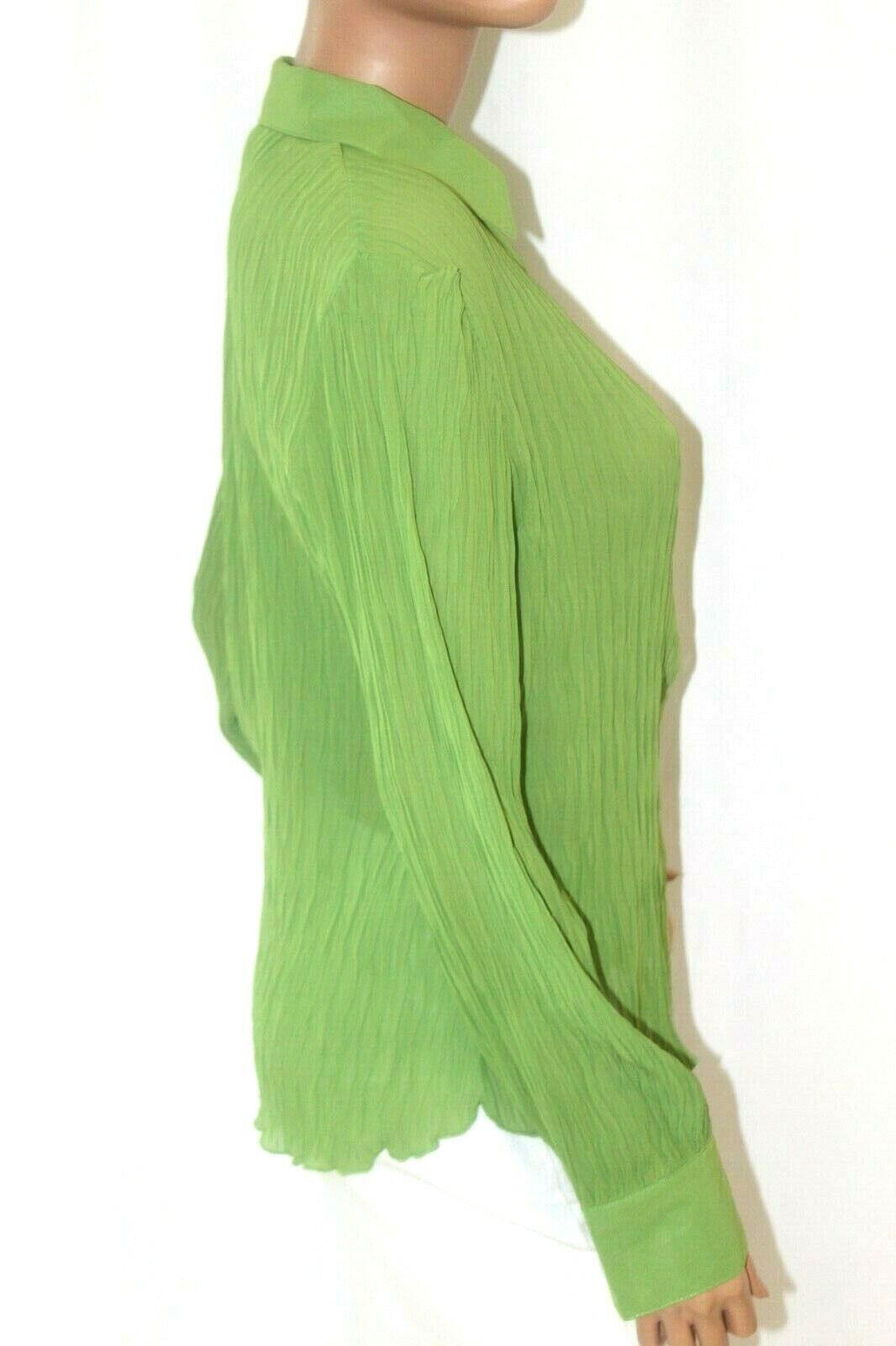 *NEW* Cato Button Down Long Sleeve Career/Dress Green Top Women’s Size L