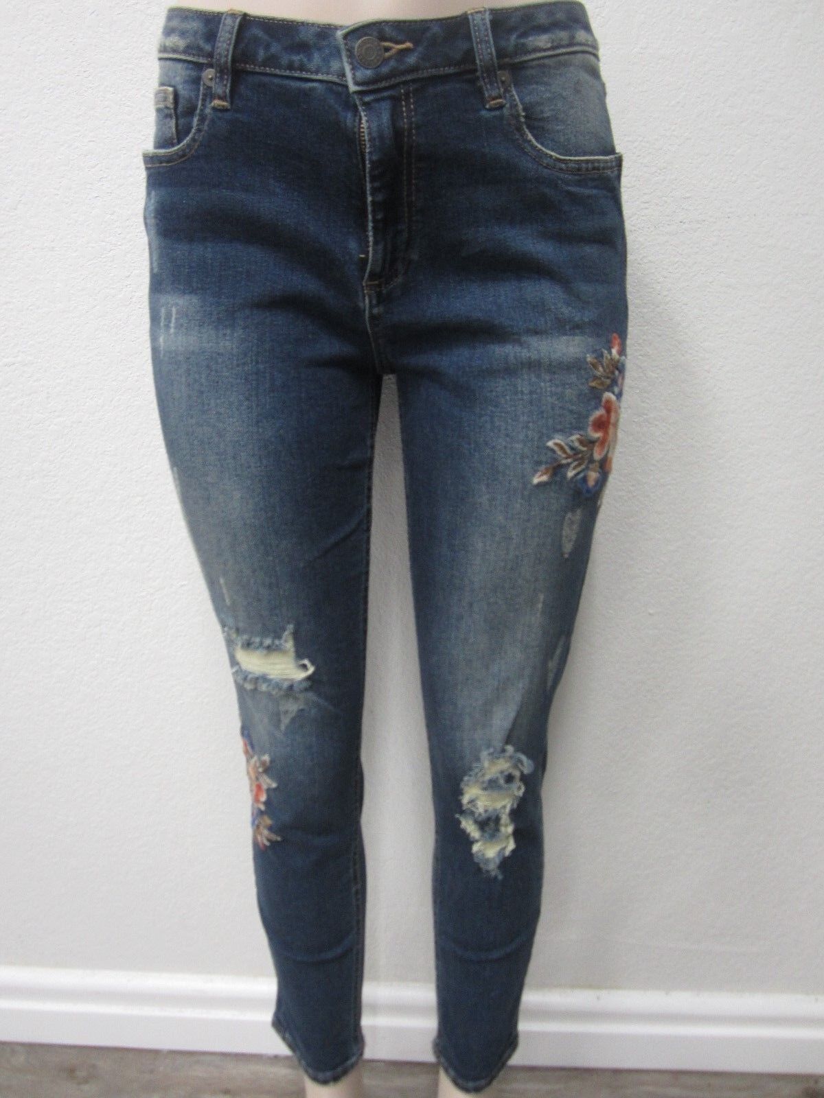 NWT WOMEN'S MISS ME JEANS M2056AK MID RISE ANKLE SKINNY CUT SIZE 27 x 27