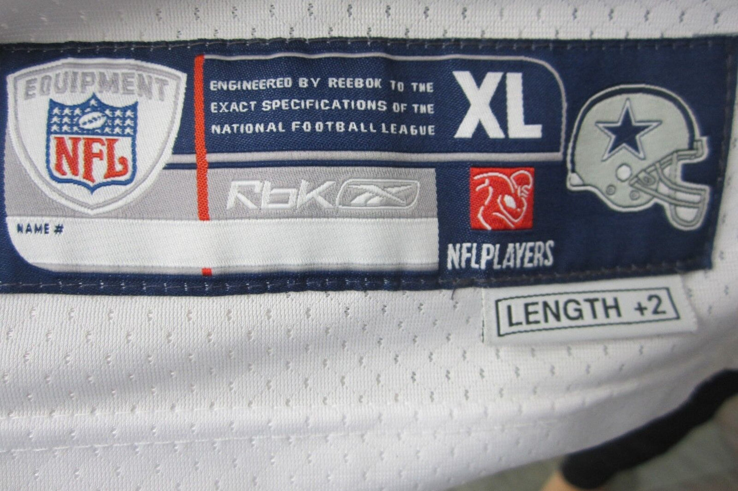 Reebok Tony Romo Dallas Cowboys Sewn Football NFL Onfield Unisex Jersey Sz XL