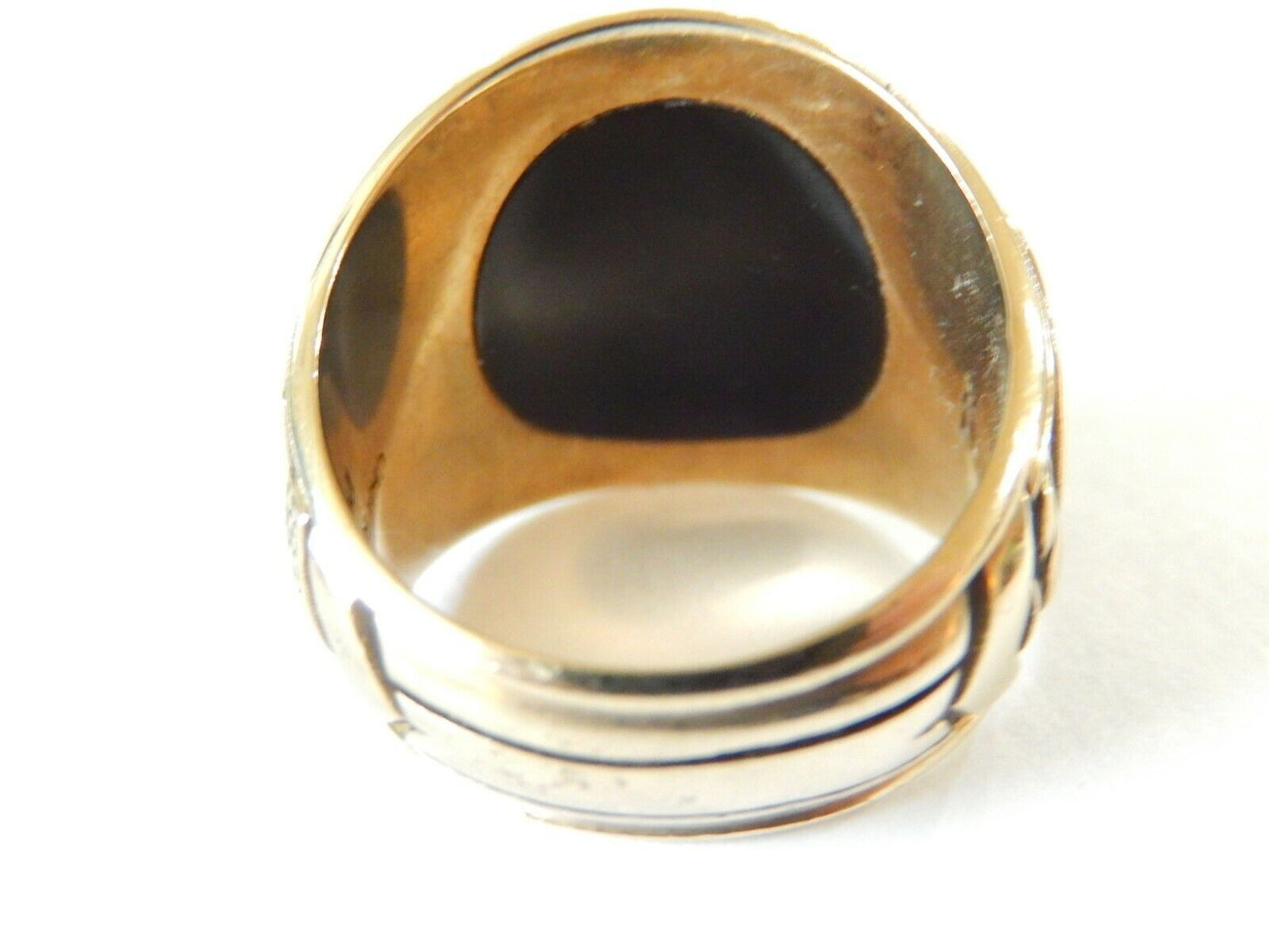 MEN'S 10K YELLOW GOLD TARRANT COUNTY JUNIOR COLLEGE CLASS RING 19.30 GMS SZ 10