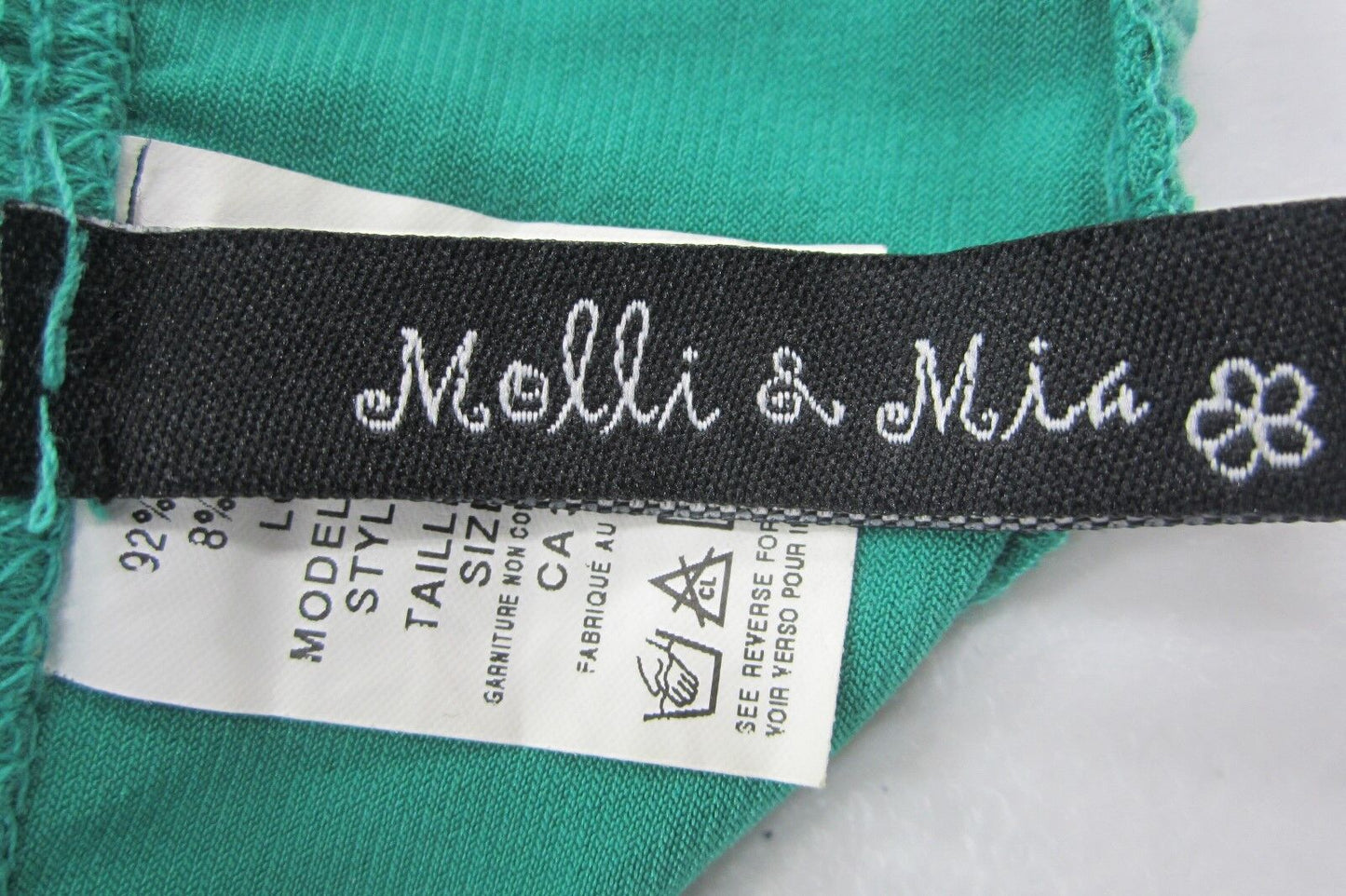 NICE MOLLI & MIA  BOUTIQUE GREEN DESIGNER DRESS GORGEOUS SIZE Medium