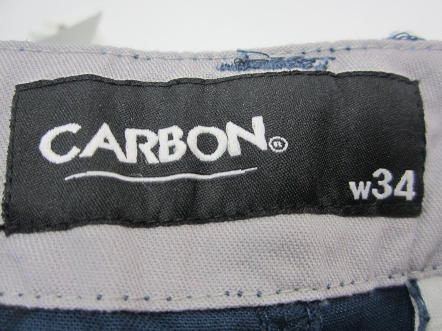 NWT Rue 21 Carbon Casual Shorts Mens Navy Blue Freedom Flex Size 34 x 9.5"L