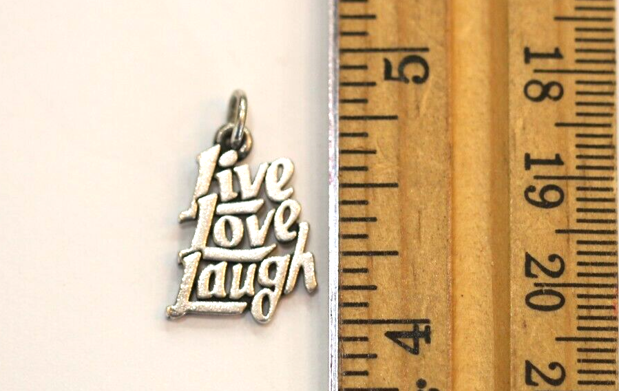James Avery Sterling Silver "Live Love Laugh" Charm