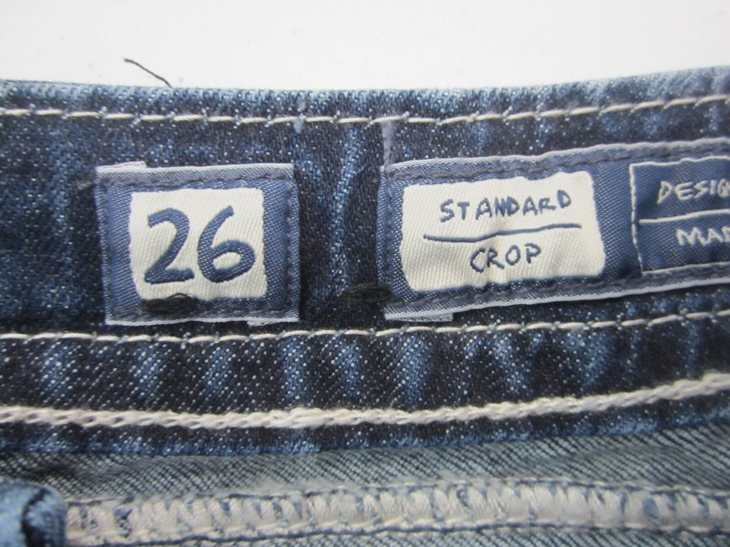 NWT  MISS ME EMBELLISHED Standard Cropped Jeans ME8518C3 sz 26 X 23