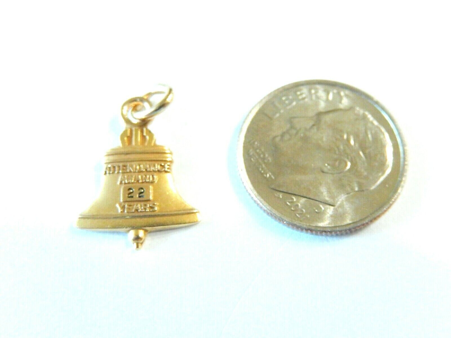 *VINTAGE* 10K Yellow Gold  Bell Telephone  Pendant  / Charm