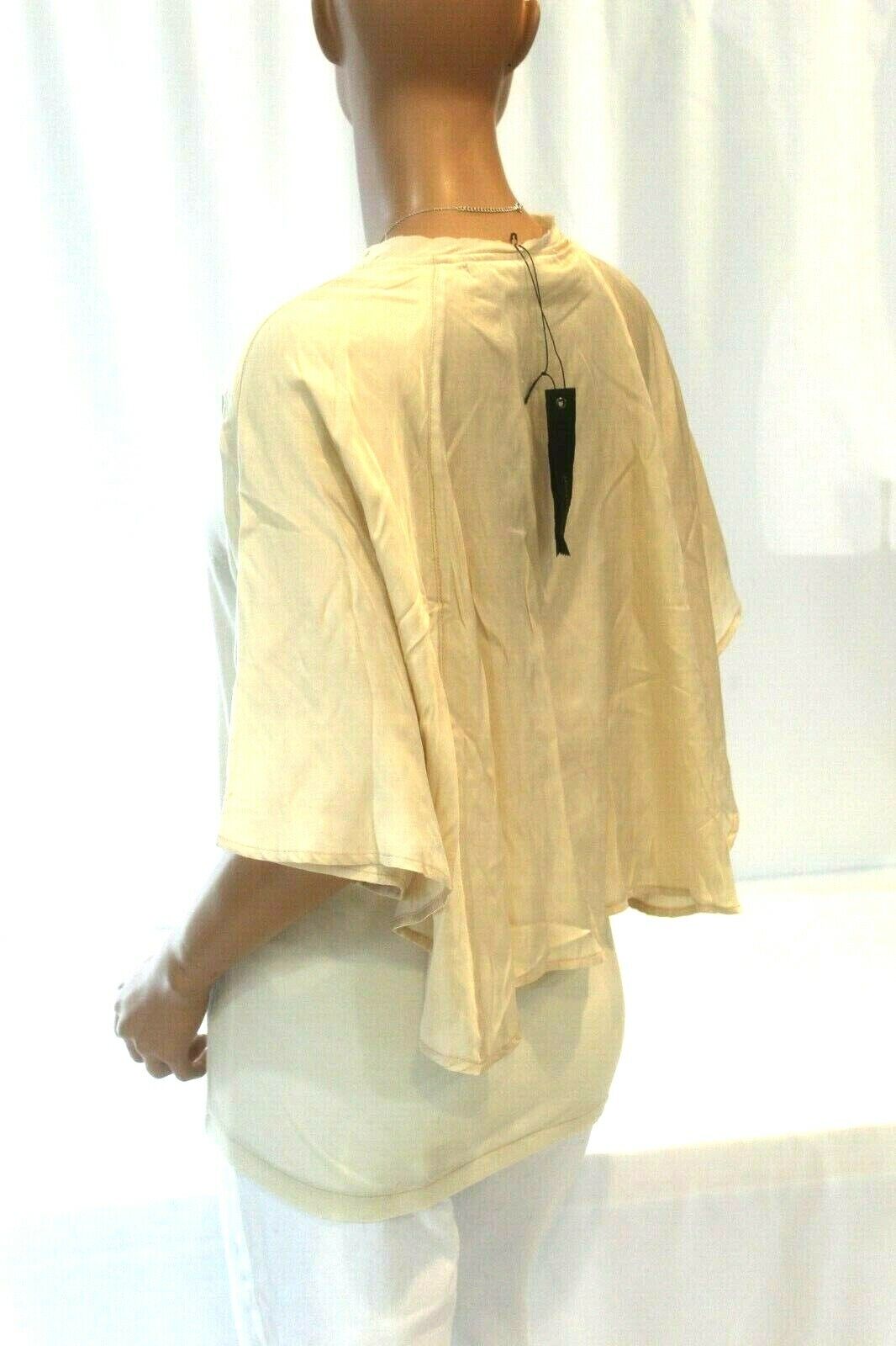 *NWT* Season. JS - Nordstrom Womens Ivory Batwing Tunic Top Size Medium