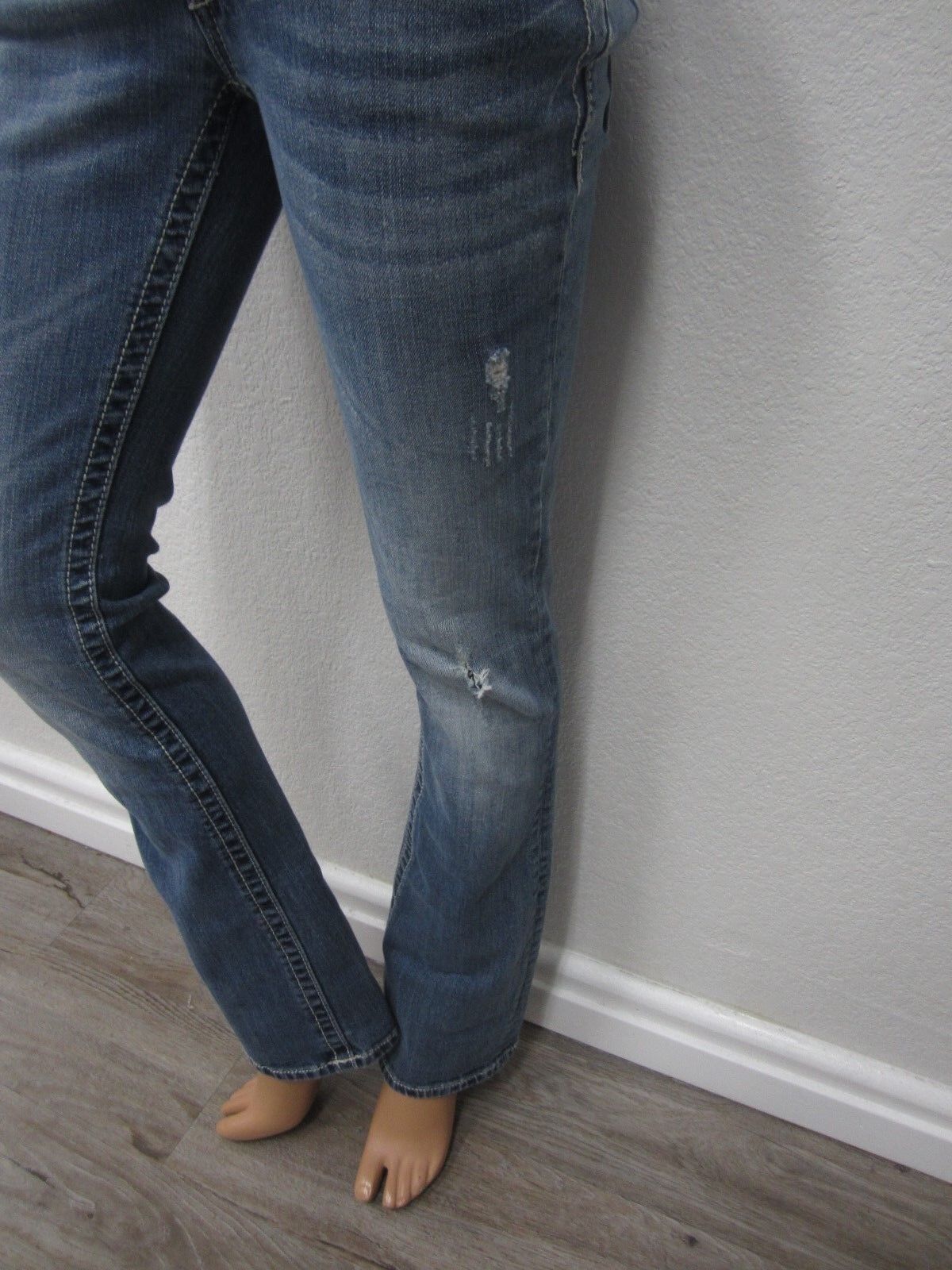 NEAR MINT MISS ME JS4009B16 Boot Cut Flap Button Jeans Size W26 x L32