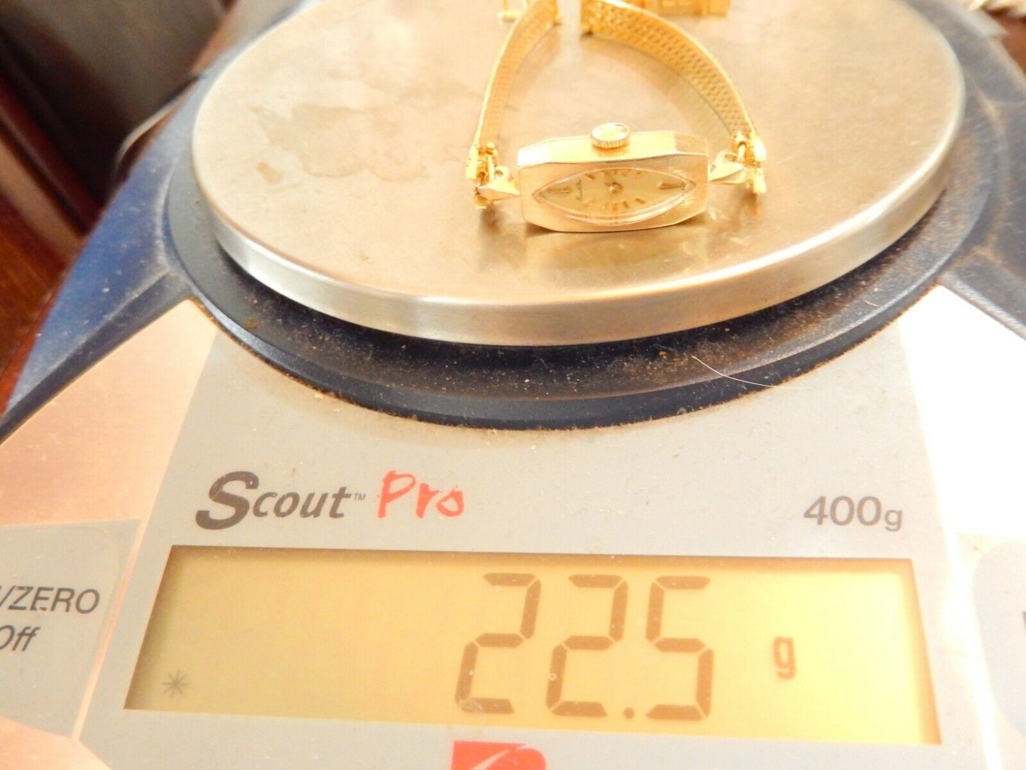 *RARE* 18K YELLOW GOLD VINTAGE PIERRE VALLEE LADIES CROTON SWISS MADE WATCH