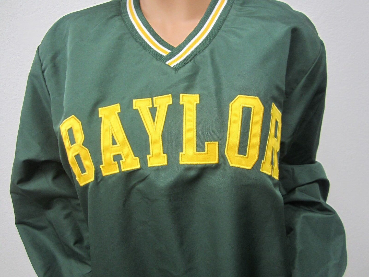 NEW GIII SPORT CARL BANKS BAYLOR UNIVERSITY  EMBROIDERED PULLOVER JACKET Sz Med